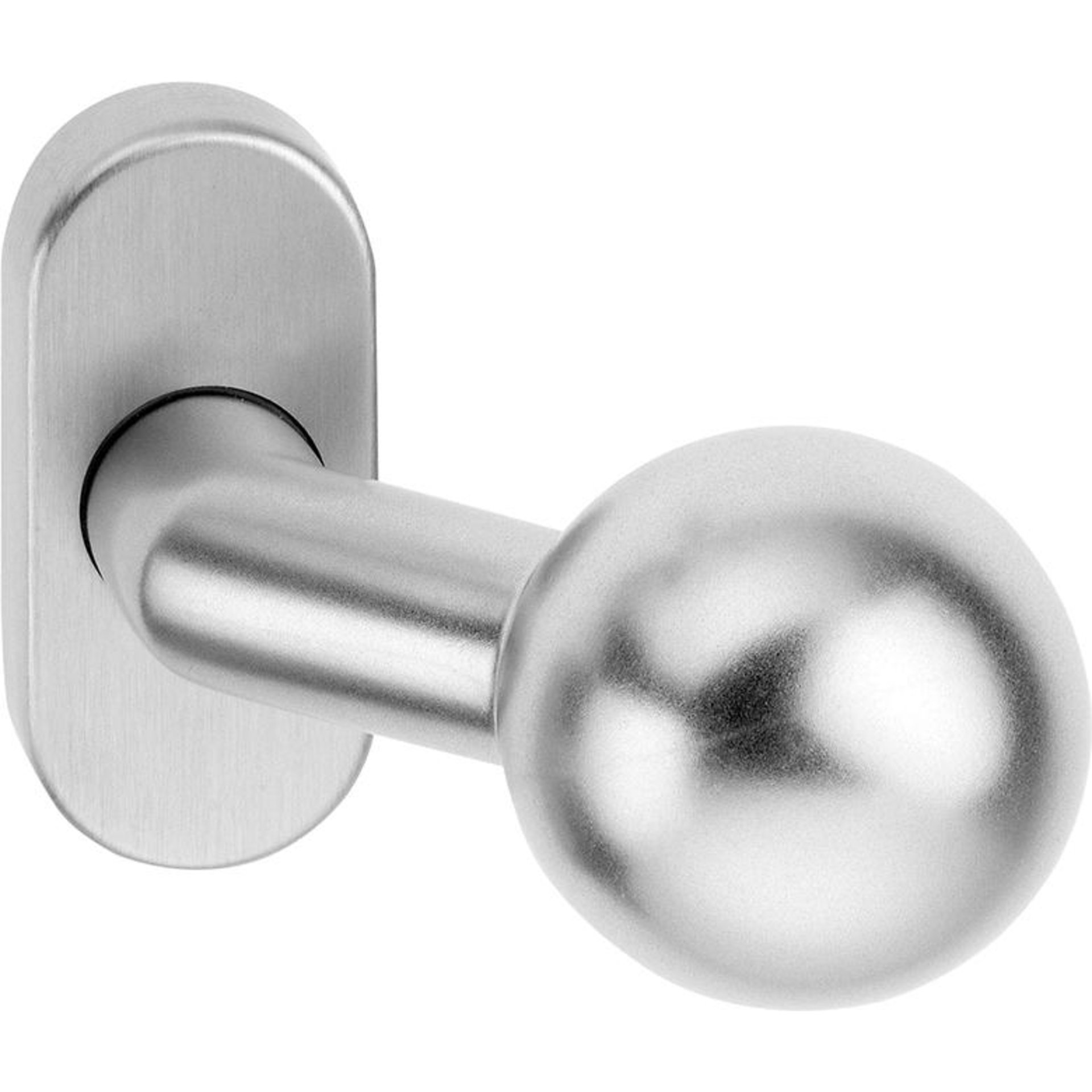 edi EST-Kugelknopf gekröpft auf ovaler Rosettefest Serie Ares M12,K4/2033/02 F00