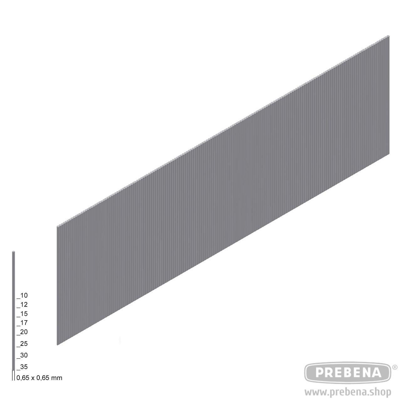 Prebena Pins AL10CLS Stifte ohne Kopf verbronzt 10mm