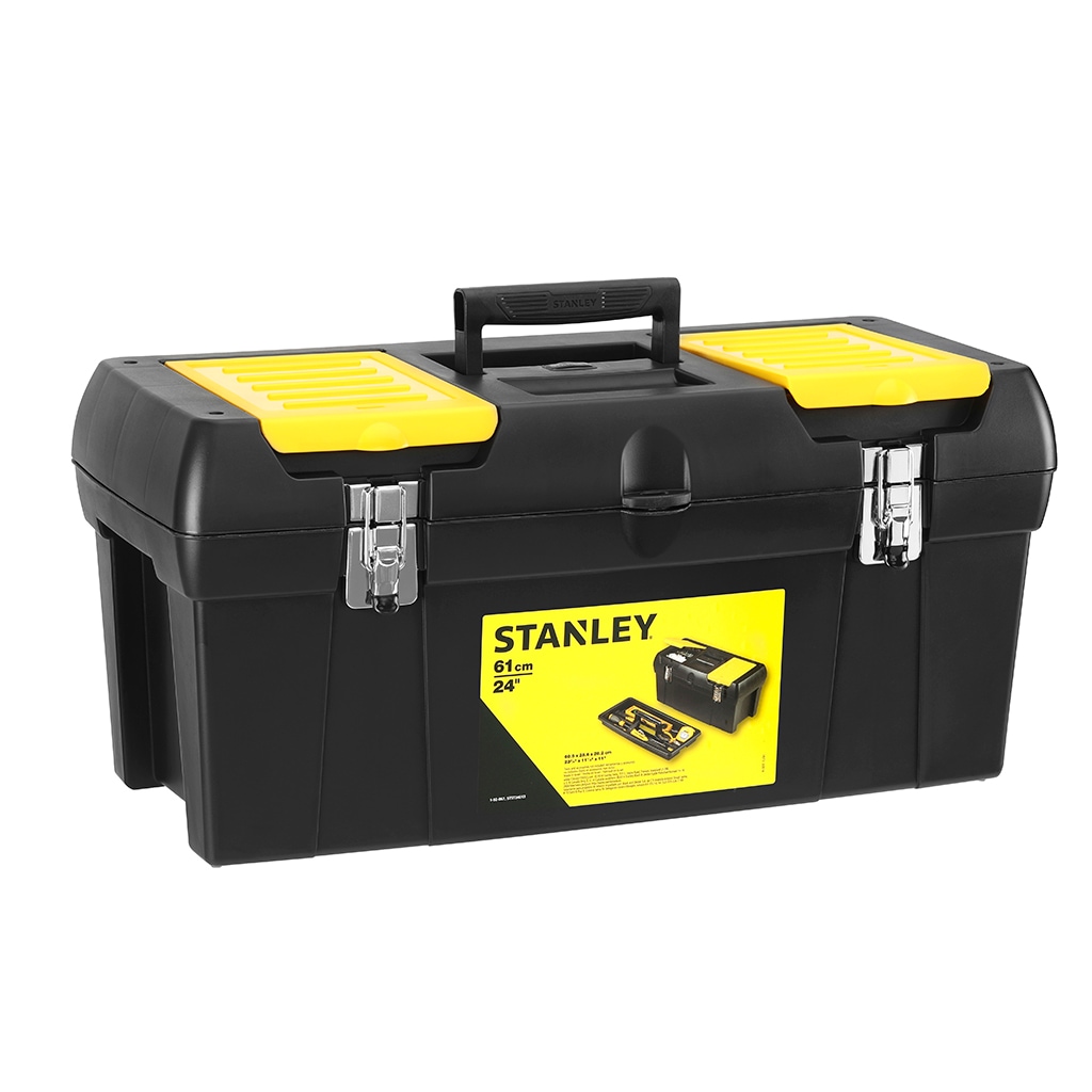 Stanley Werkzeugbox Millenium 61x27x28,4cm 24 Zoll mit Organizer und Metallschließen