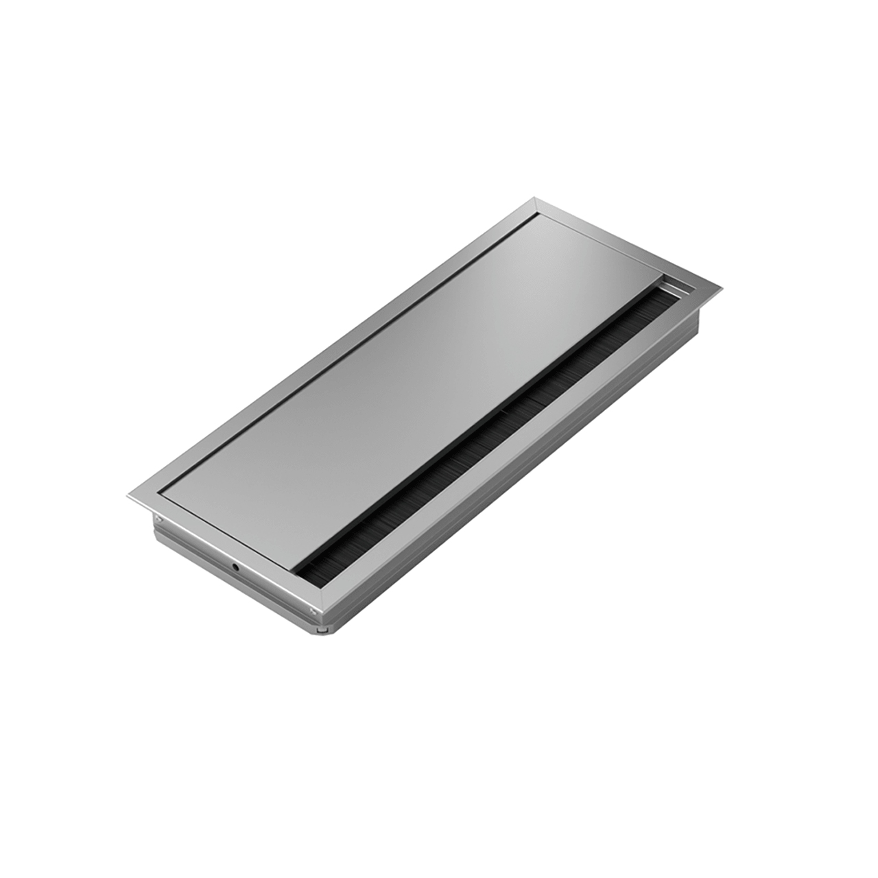 HETTICH Kabeldurchlässe Aluminium Bürste eckig