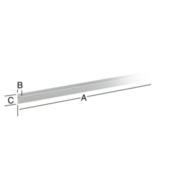 Vormann Winkelprofil 054010100AL Aluminium 10x10x1mm 1m silberfarben gleichschenklig