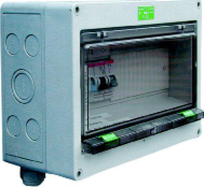 Produktbild LaCont Schaltkasten Serie – Elektrische Einbauten (werksmäßig vormontiert) für Gefahrstofflager