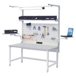 b+h Bedrunka+Hirth workergo 4-Fuß-Gestell Klemmfeststellung 1500x750mm Höhenverstellbar