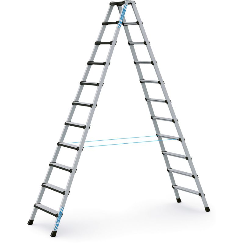 ZARGES Comfortstep B - LM-Stufen-Stehleiter 2 x 11 Stufen 41430