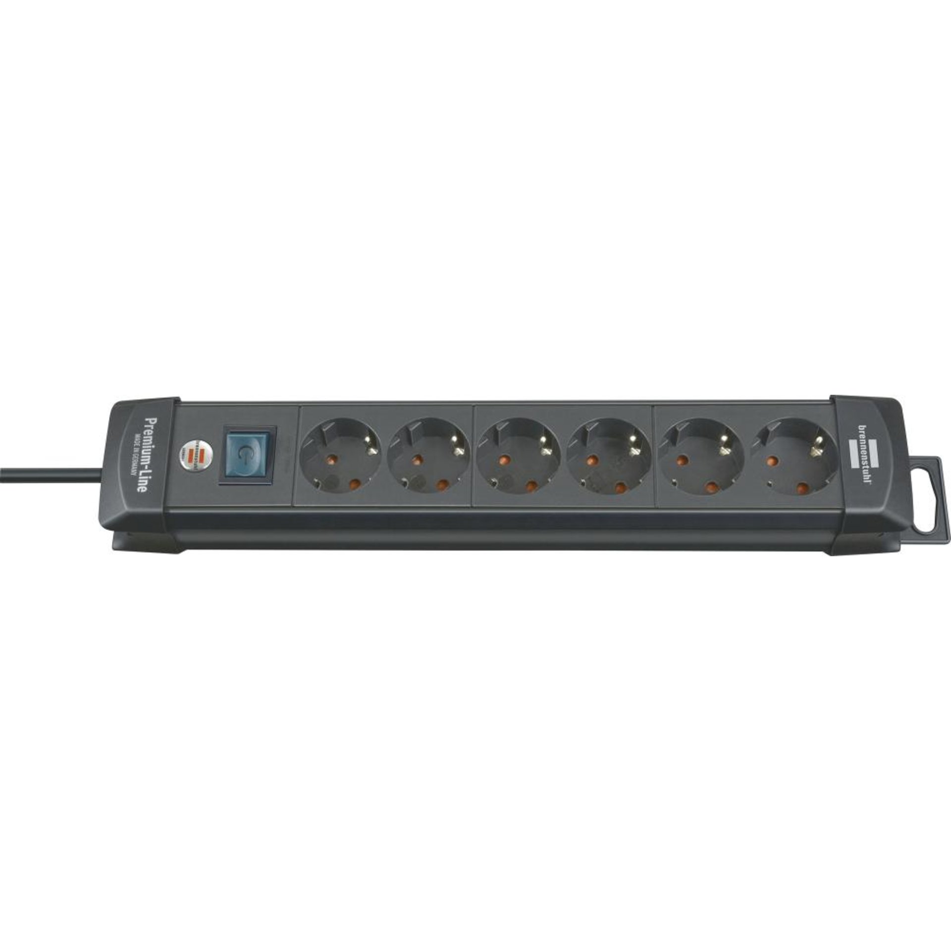 Brennenstuhl Premium-Line Steckdosenleiste 6-fach schwarz 3m H05VV-F 3G1,5