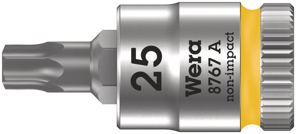 8767 A TORX® Zyklop bit socket, 1/4&quot; drive, TX 25 x 28 mm
