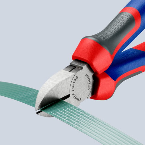 Knipex Seitenschneider 70 02 180 180mm Comfort-Griffe atramentiert