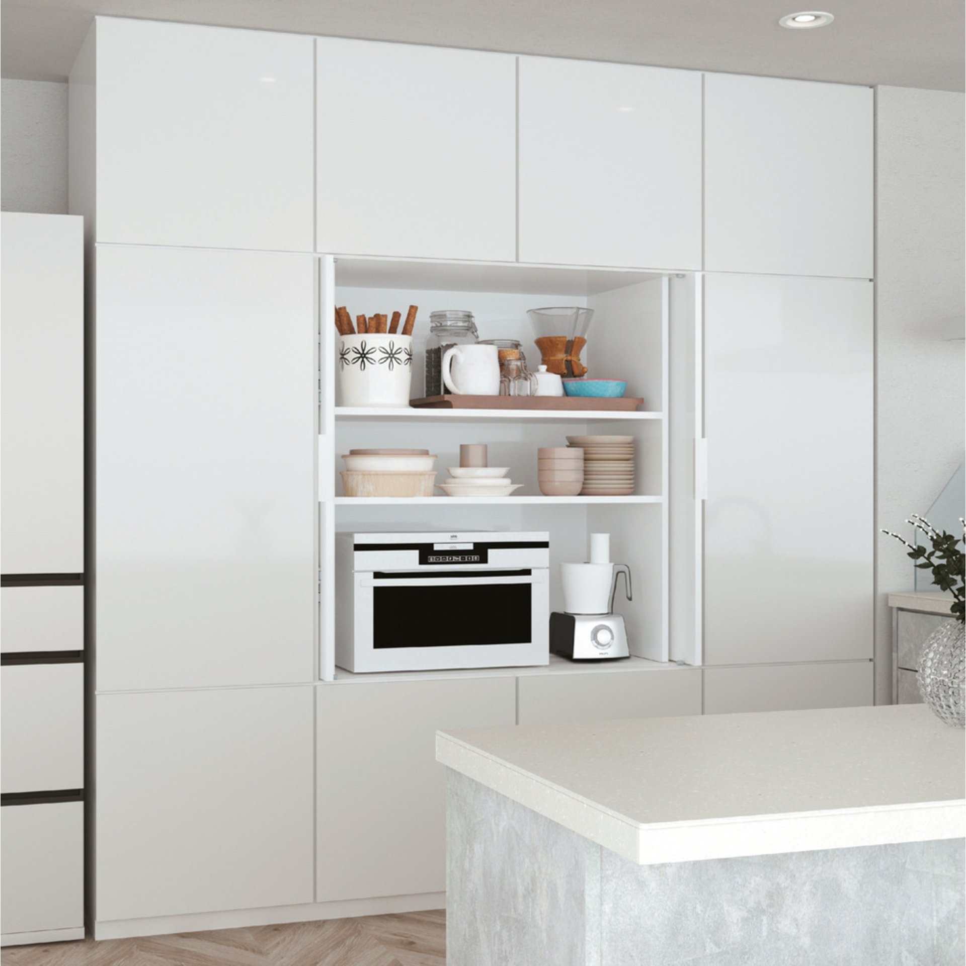 Produktbild, Innenarchitektur, Mikrowelle, Mobiliar, Schrank, Küche