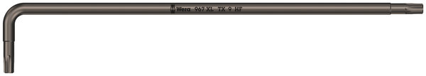 967 XL HF TORX® L-key with holding function, long, TX 9 x 101 mm, Griff, Handlauf