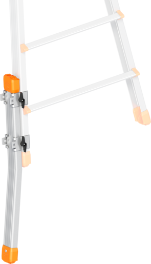 Layher Holmverlängerung Teleskopleiter 1058 450mm Aluminium