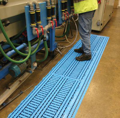COBA Fußbodenrost Work Deck, blau