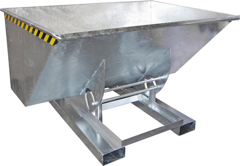 Produktbild Bauer Südlohn Kippbehälter, mit Abrollsystem, Typ AK 50-100 (verzinkt)