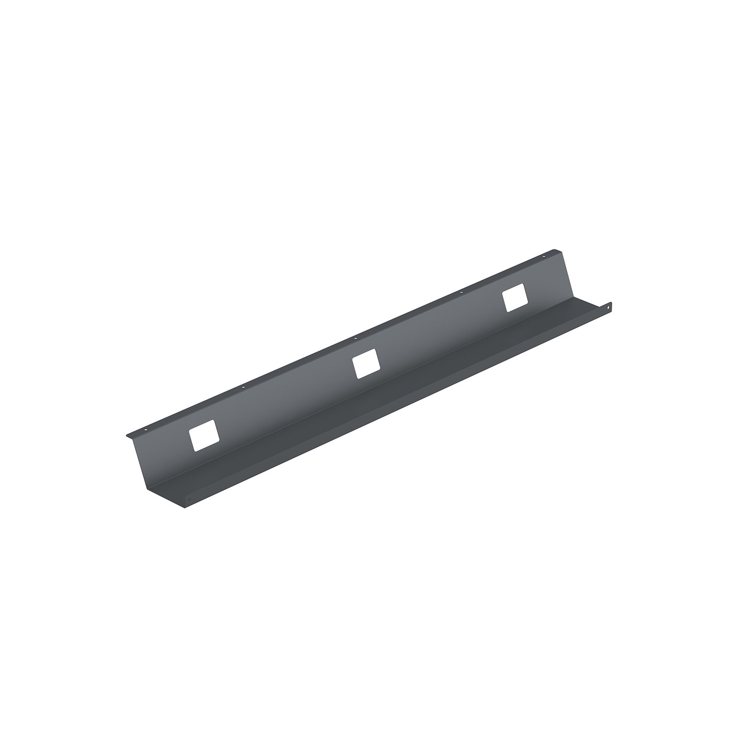 HETTICH Kabelwanne Fixed, schwarz
