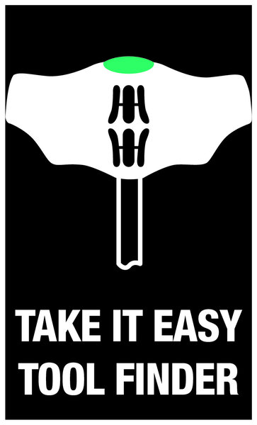 Take it Easy Quergriff Schraubendreher, Schablone, Kleidung, T-shirt
