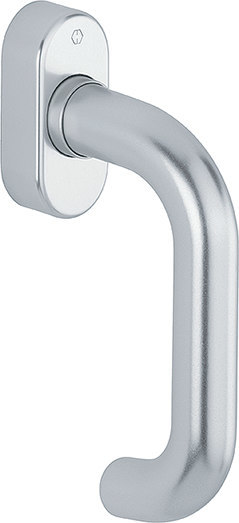 HOPPE® Fenstergriff Paris 038/UD9056, mit Schrauben, Aluminium