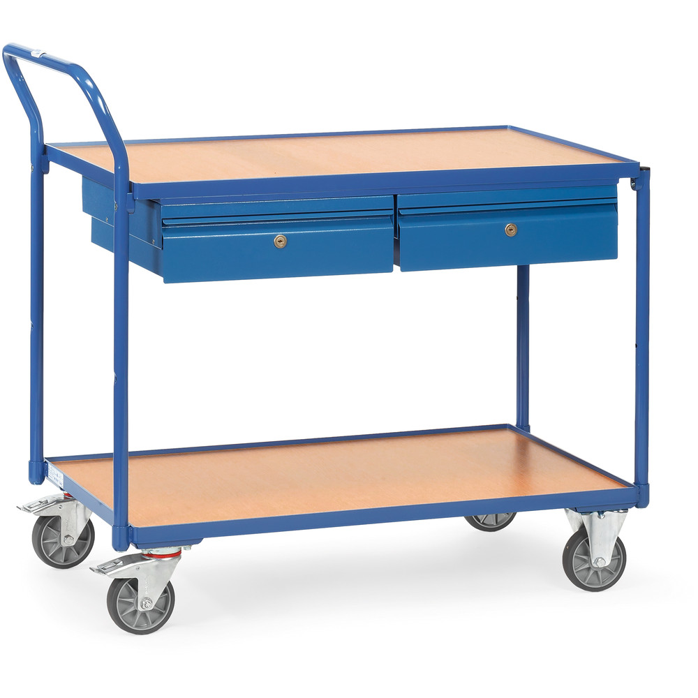 Fetra Tischwagen 2622 mit 2 Böden und 2 Schubladen 300 kg