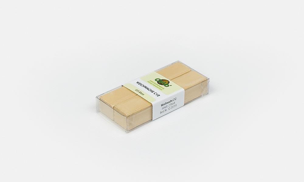 Cleho Weichwachs C12  2 Stangen 930 12239016  RAL 9016, Verkehrsweiß