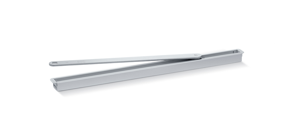 GEZE Gleitschiene für Boxer, mit mechanischer Feststellung, Aluminium