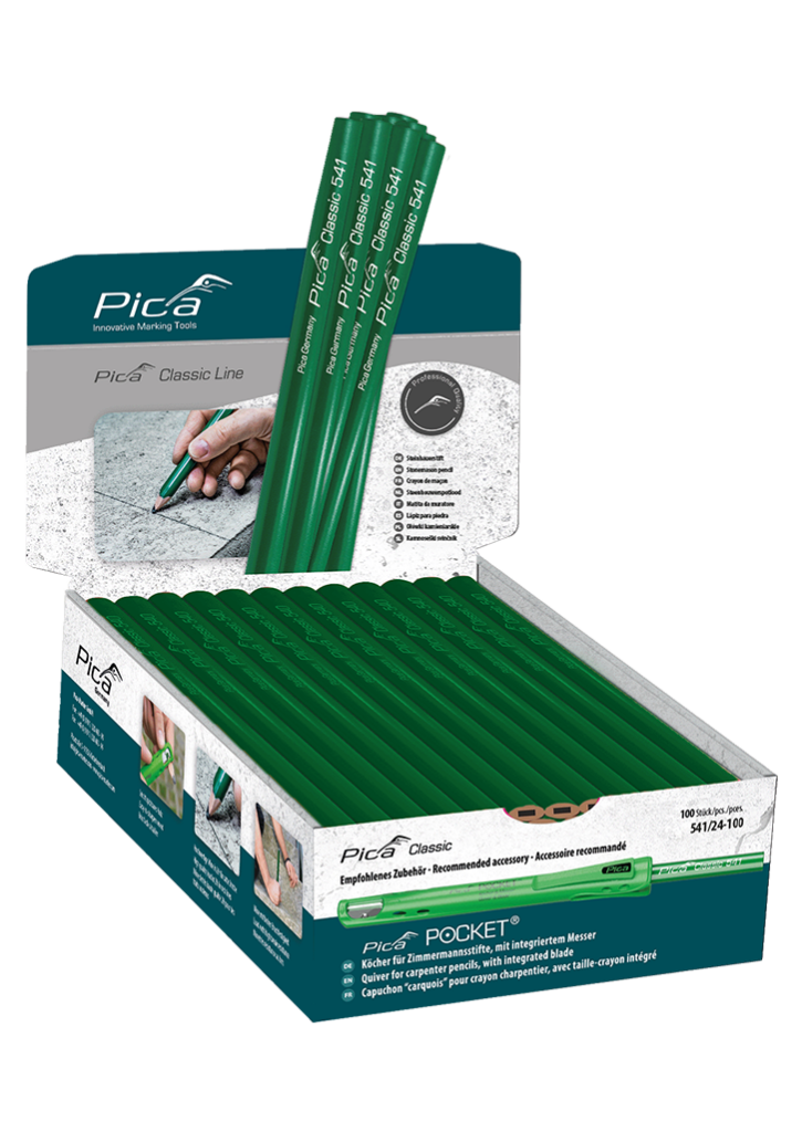 Pica Classic Steinhauerstift 541 30cm 10H oval