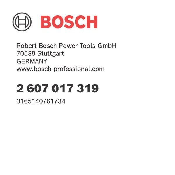Produktteilenummer., Produktetikett, Bosch, Elektrowerkzeuge, Deutschland, Artikelnummer