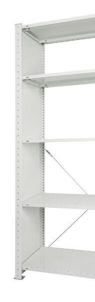Schulte Vollblech-Seitenwand MULTIplus 1050x500 mm RAL 7035 lichtgrau