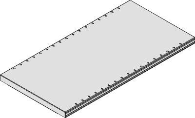 META Fachboden Meta-CLIP B1000xT800 mm vzk Fachlast 230kg