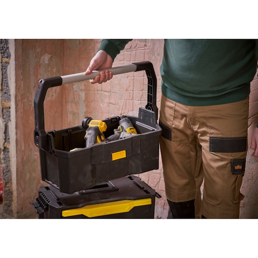 Stanley Rollende Werkstatt 2-IN-1 STST1-79231 mit Werkzeugtrage und Organizer
