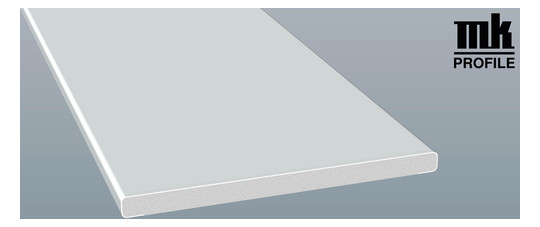 MENKE Schaumprofil S15010 150x10mm 6,00m Weiß PVC-Hartschaum