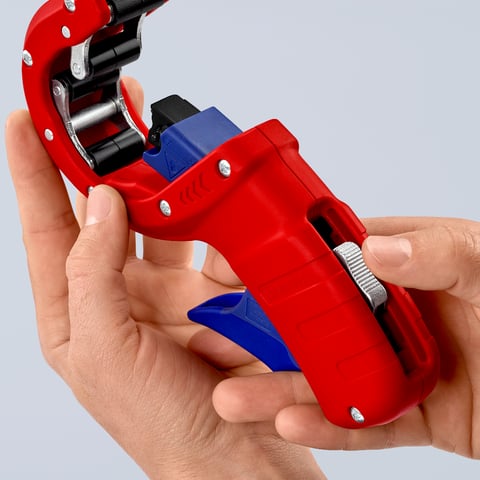 Knipex DP50 Rohrschneider für dünnwandige Kunststoff-Abflussrohre 90 23 01 BK
