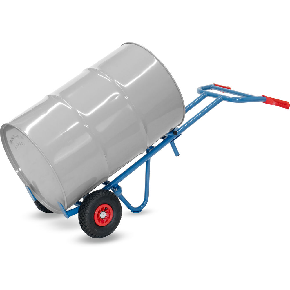 Fetra Fasskarre 1066 Stahlrohr Luftbereifung 200-Liter-Fässer