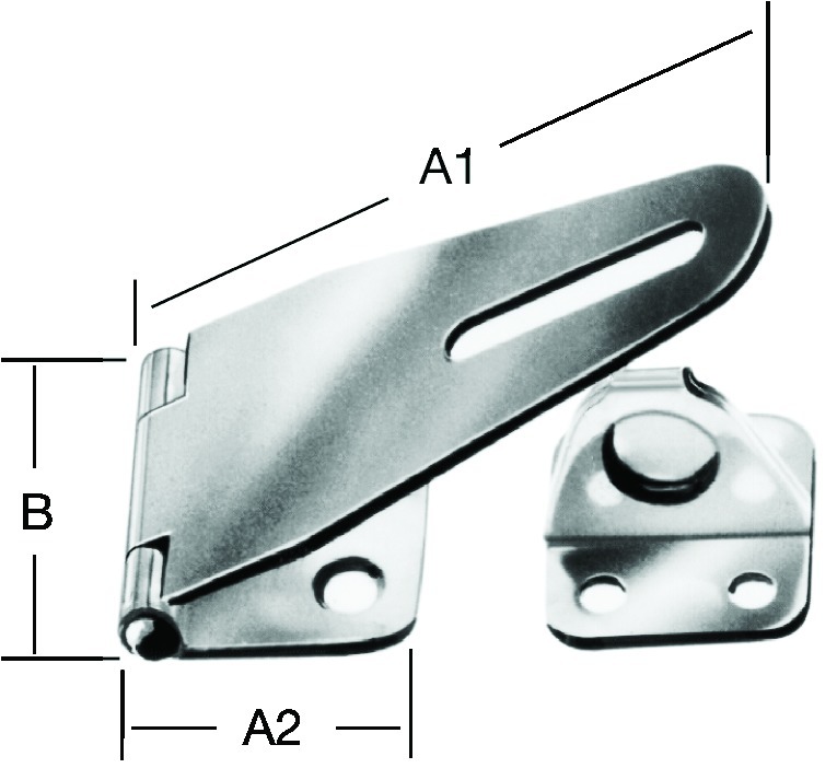 Vormann Sicherheitsüberfalle Edelstahl 80x37x1,5mm