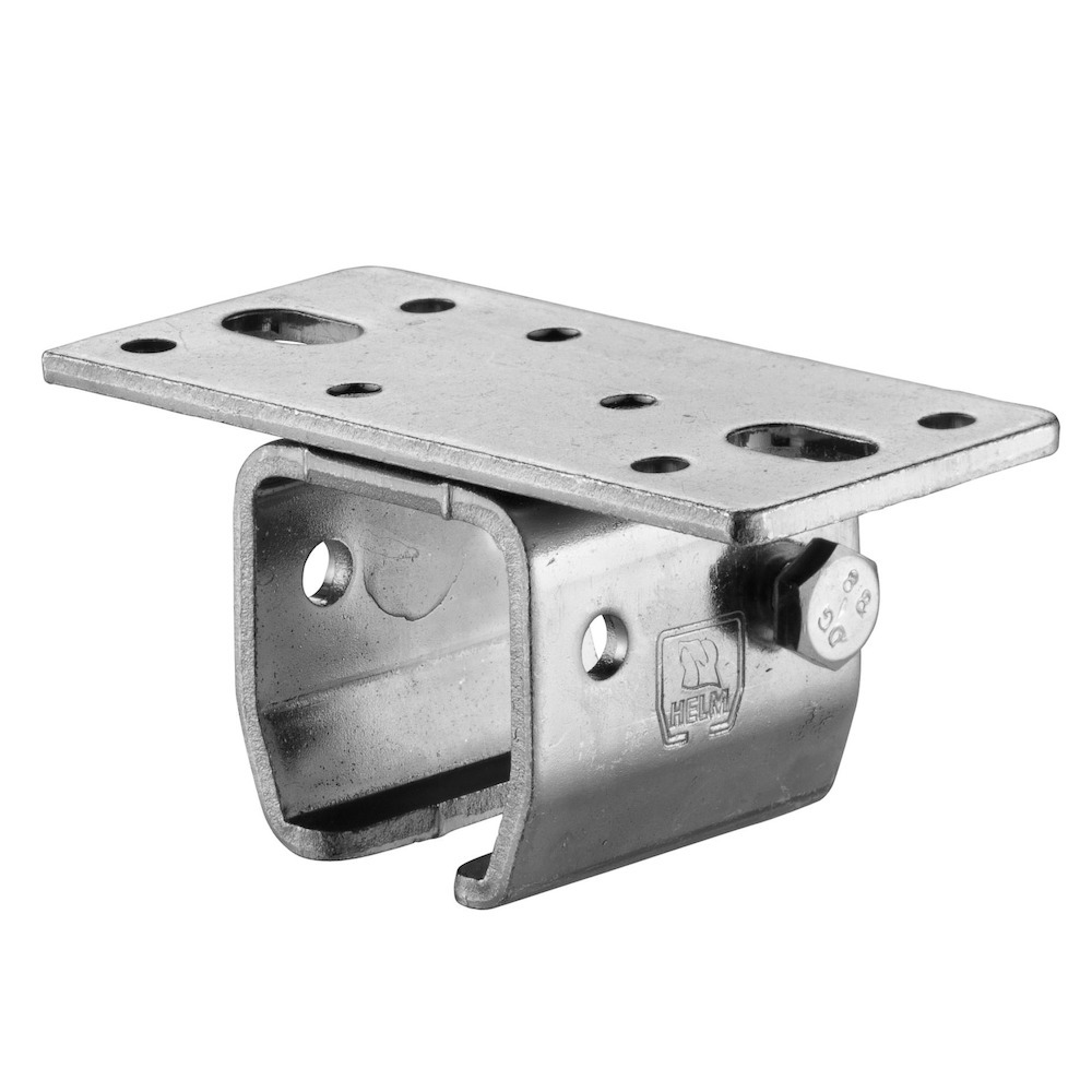 Produktbild Schiebetor-Deckenbefestigungsmuffe, 402, für Laufschiene, 400, Edelstahl