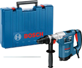 Bosch GBH 4-32 DFR rotary hammer with carrying case., Bohrhammer, Bosch, Blau, Werkzeugkoffer, Seitengriff