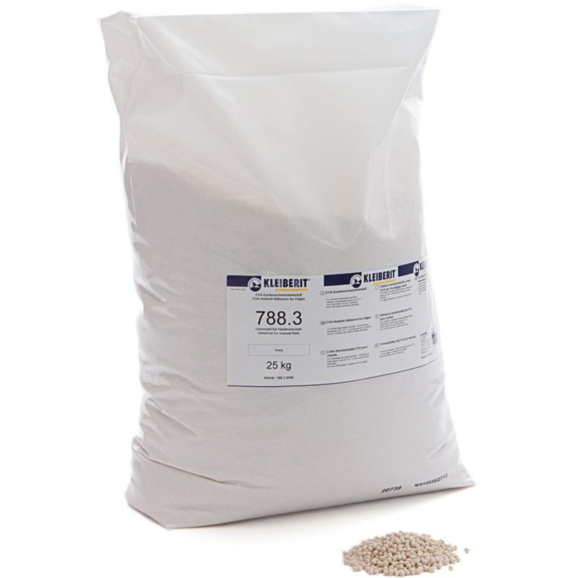 KLEIBERIT elfenbein Schmelzklebergranulat 25kg