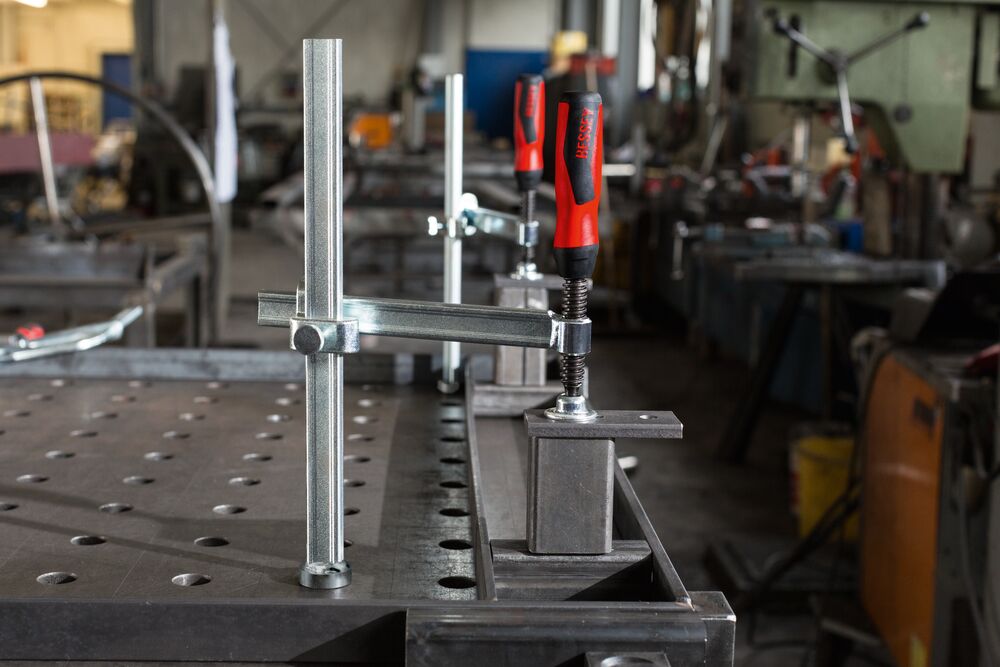 Bessey Spannelement mit variabler Ausladung TWV28 300/175 (2K-Griff)