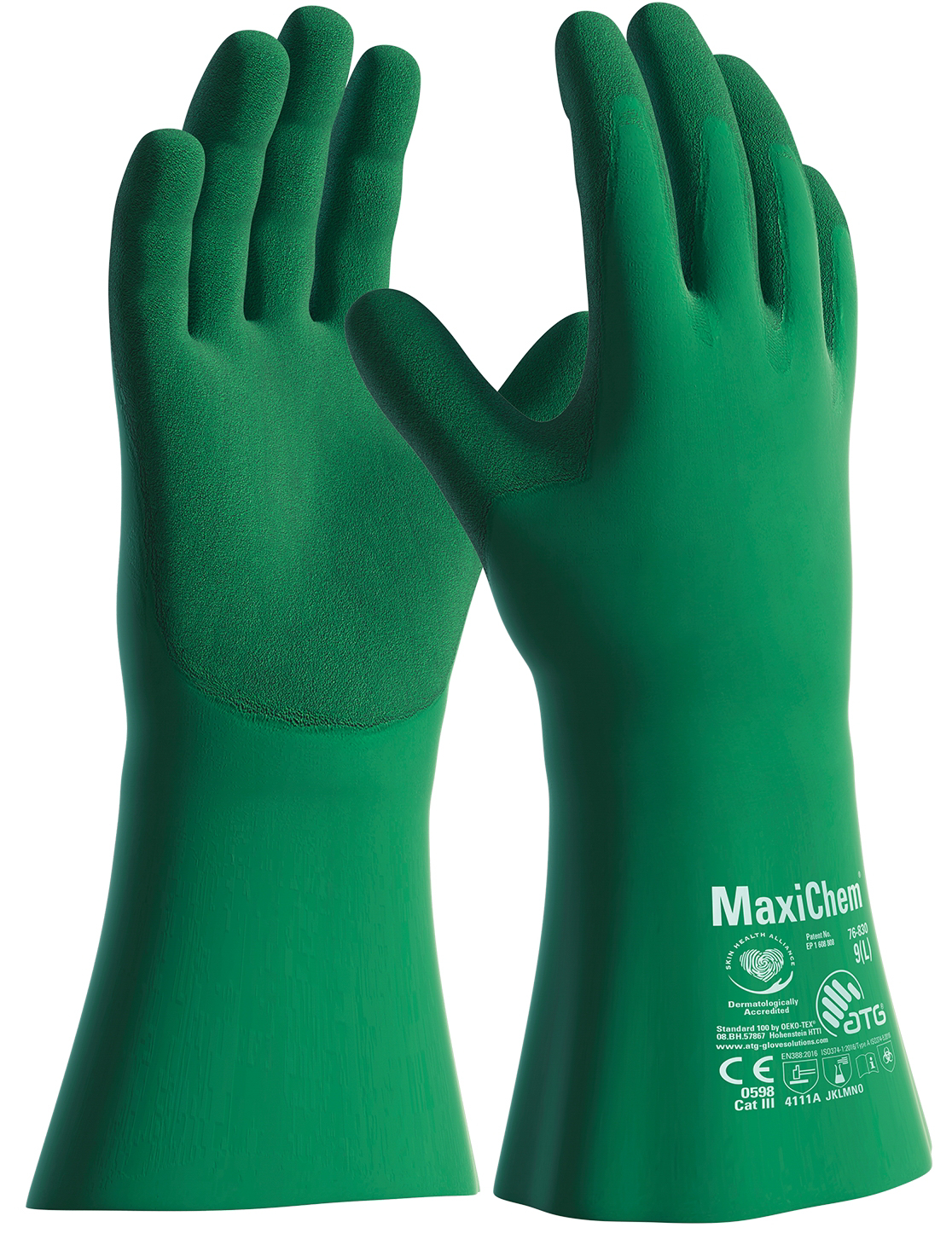Artikelhauptbild ATG® MaxiChem® Chemikalienschutz-Handschuhe (76-830)