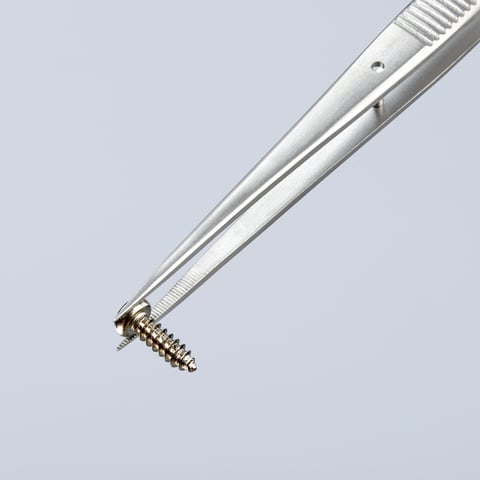 Knipex Präzisionsfeinmechanikpinzette 92 22 35 gerade 155mm gezahnte Greifflächen