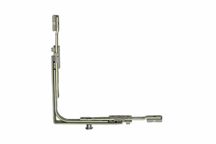 Roto Eckumlenkung Standard 260272 Stahl Silber