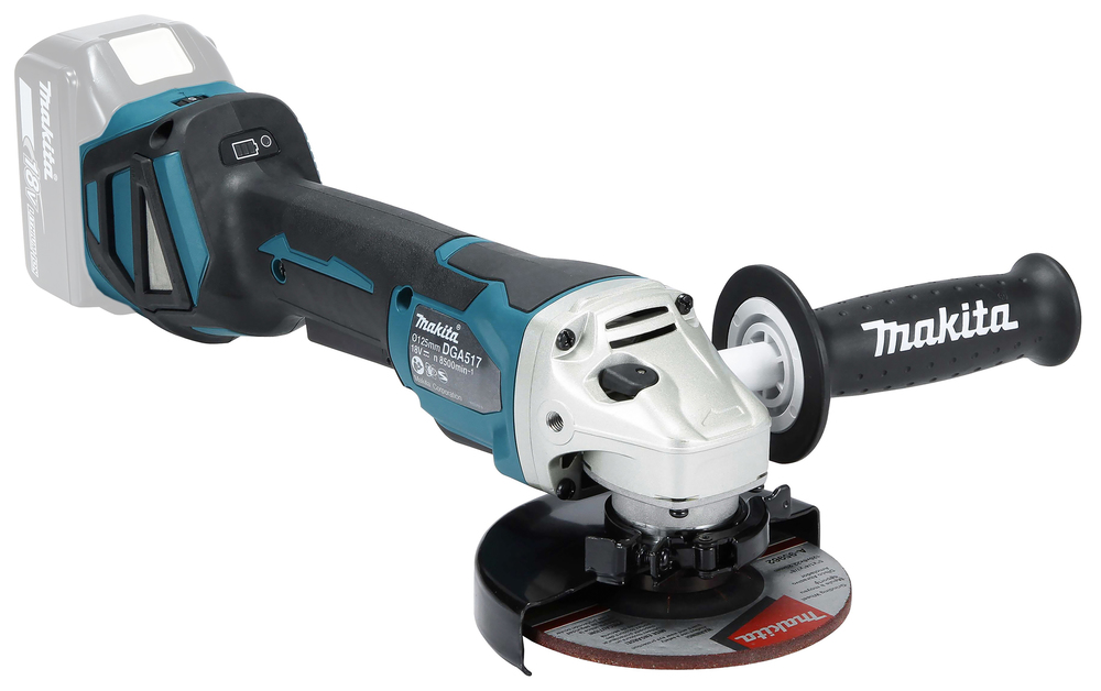 Makita Akku-Winkelschleifer DGA517Z 18V 125mm bürstenlos Paddelschalter