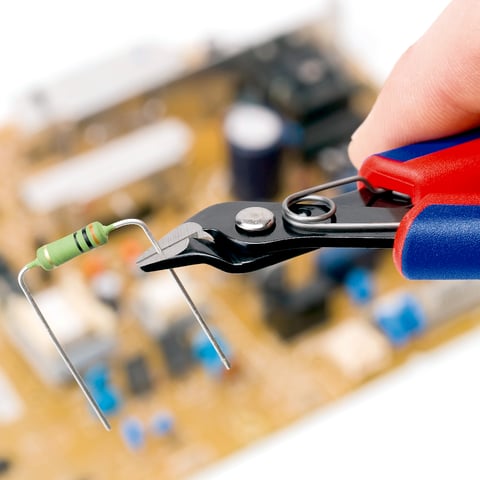 Knipex Electronic Super Knips® Seitenschneider 78 61 125 brüniert mit Mehrkomponenten-Hüllen 125 mm