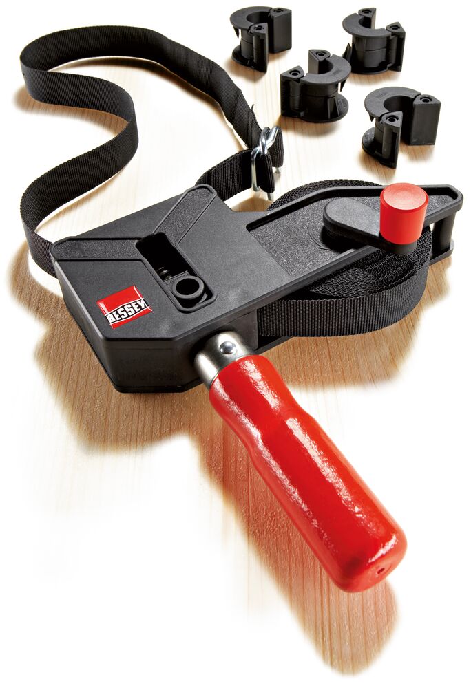 Bessey Bandspanner BAN700 Spannumfang 7m Band 25x1mm Winkelbereich 60°-180°