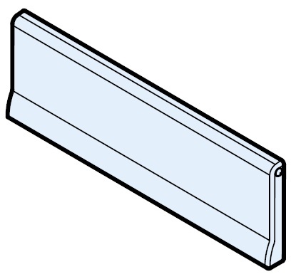 Artikelhauptbild Renz Einwurfklappe 260 x 82 mm ohne Namensschild, aus Edelstahl-V4A