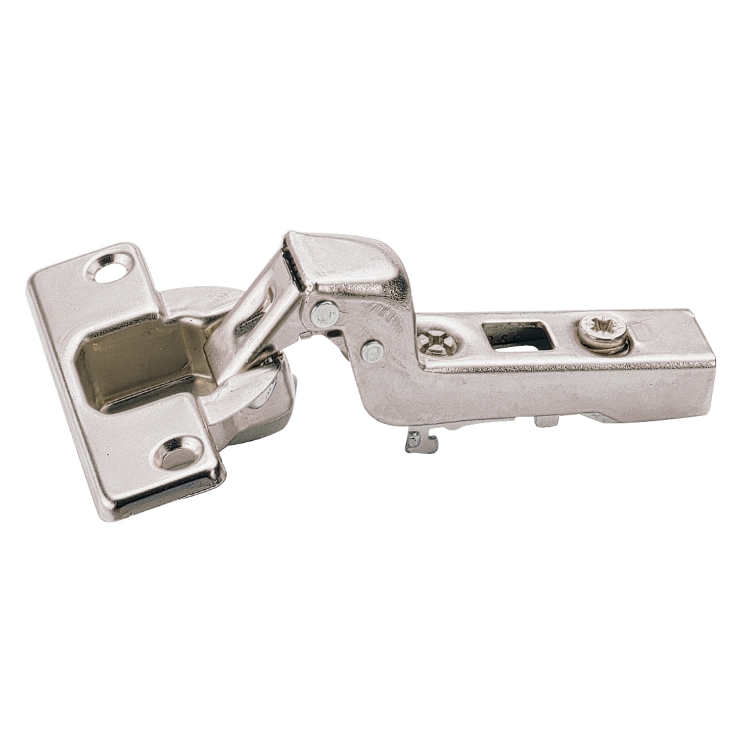HETTICH Intermat 110°-Scharnier (Intermat 9943), einliegend, Öffnungswinkel 110°, TH-Bohrbild 52 x 5,5 mm, Schnellmontage Flash (ø 10 x 11)