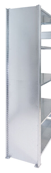 Schulte Lagertechnik Vollblech-Seitenwand 1050 x 500 mm (H x T), verzinkt, MULTIplus