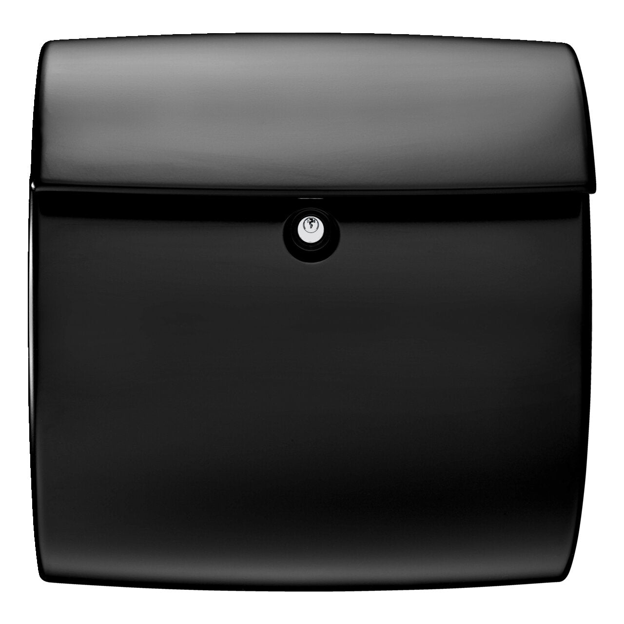 Burg Wächter Briefkasten Kiel 886 S Kunststoff schwarz mit Zeitungsfach