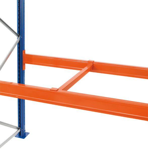 Schulte Tiefenauflage für Spanplatte 38 mm, versenkt, Holmtiefe 50 mm, 1100 mm, RAL 2004