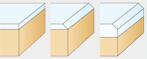 Fase-Bündigfräser HW S8 D24/0° +45°