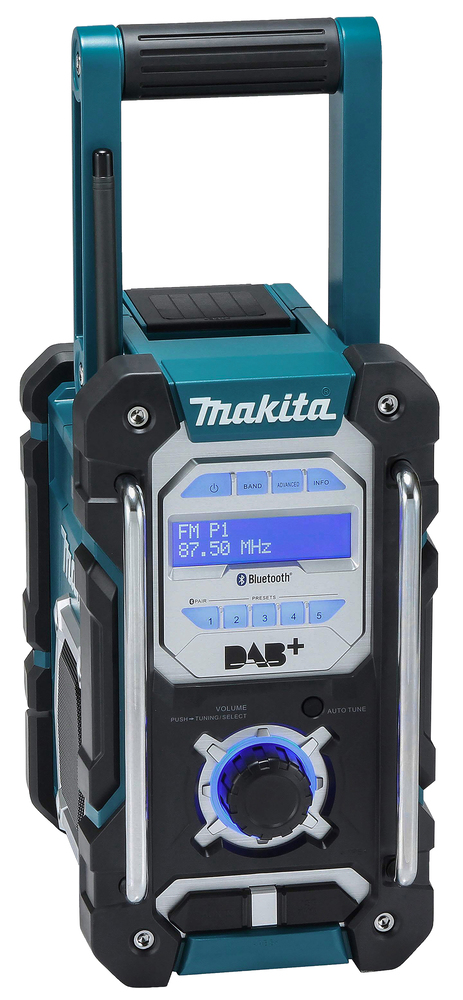 Makita Akku-Baustellenradio DMR112 7,2-18V Bluetooth DAB+ IP64