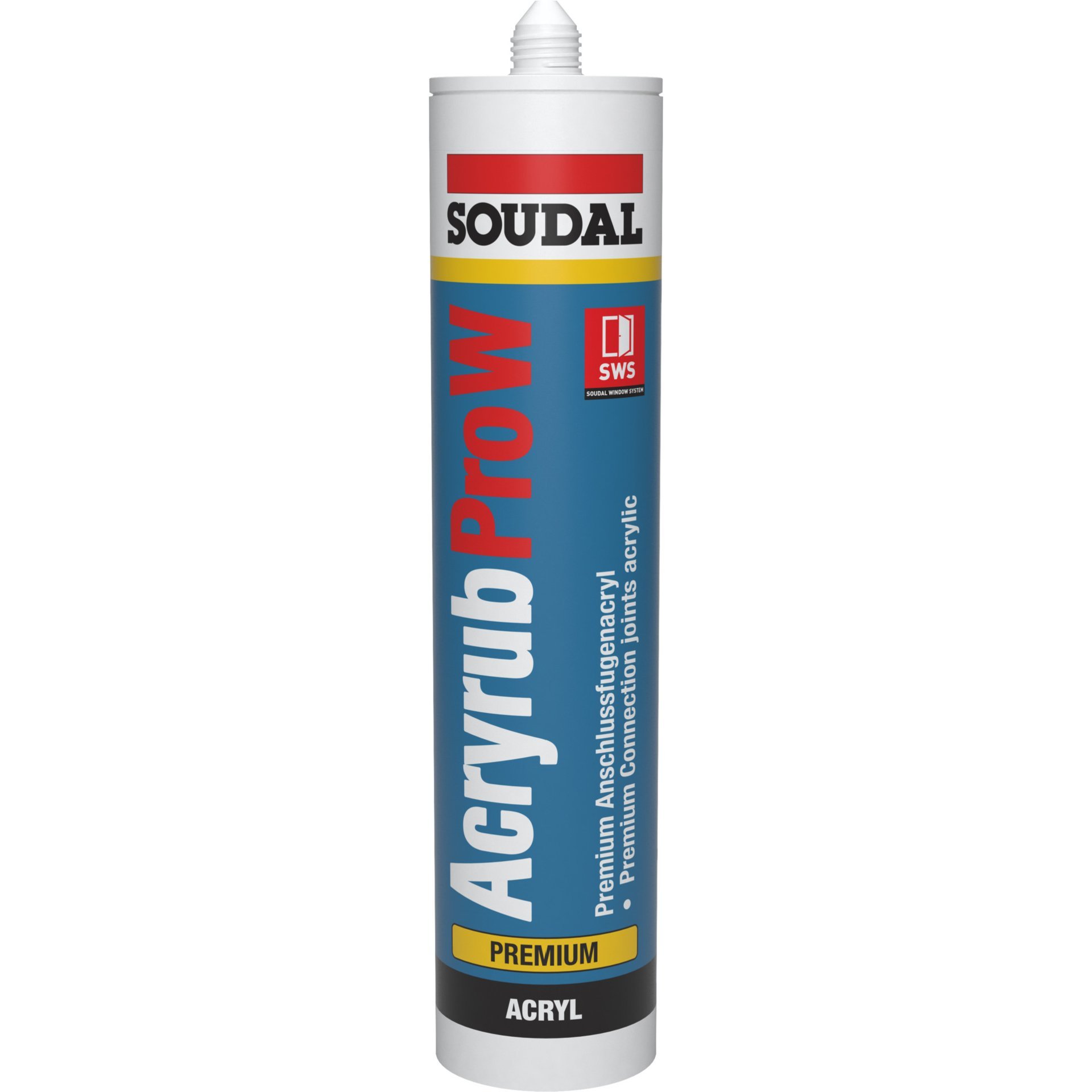 Soudal Acryrub Pro W 310 ml Weiß