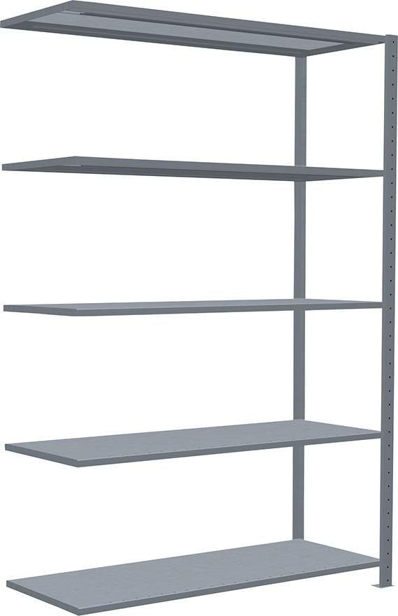 SCHULTE Lagertechnik Steckregal B1300xT500xH2000 mm Anbaufeld 5 Böden vzk Fachlast 250kg